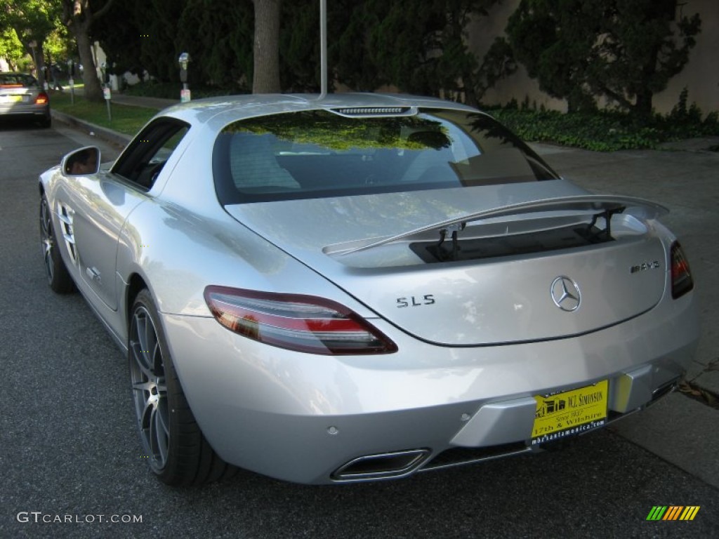 Iridium Silver Metallic 2012 Mercedes-Benz SLS AMG Exterior Photo #65740442