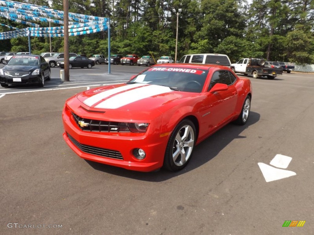 2011 Camaro SS Coupe - Victory Red / Black photo #1