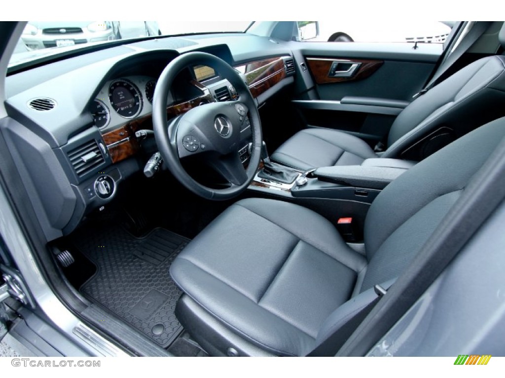 Black Interior 2012 Mercedes-Benz GLK 350 4Matic Photo #65740522