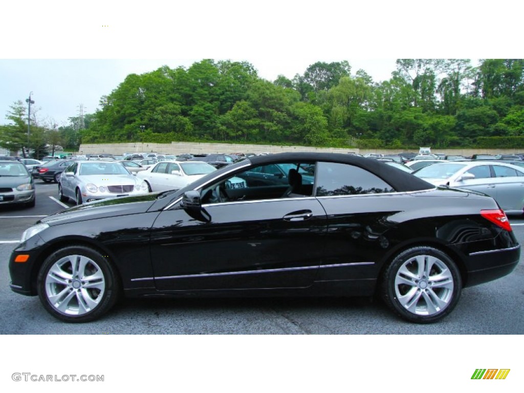 Black 2011 Mercedes-Benz E 350 Cabriolet Exterior Photo #65740822