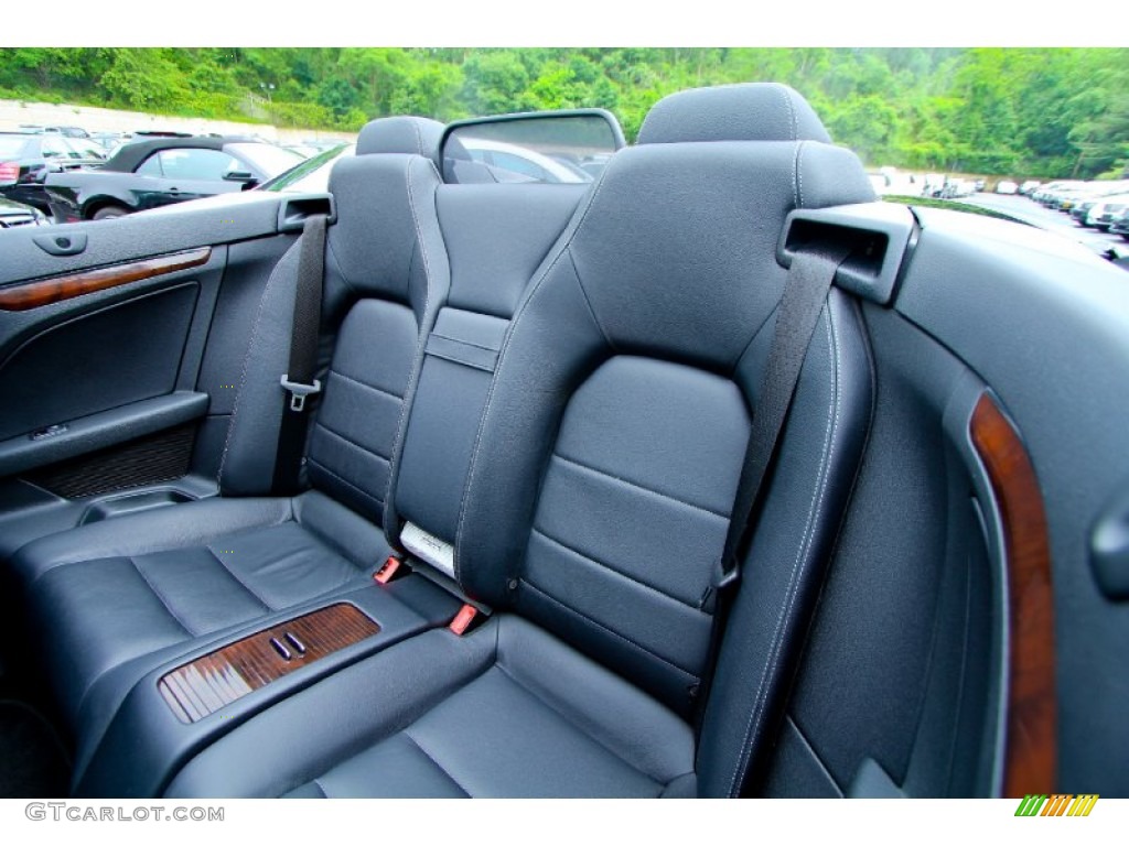 Black Interior 2011 Mercedes-Benz E 350 Cabriolet Photo #65740930