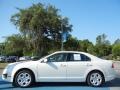 2011 White Suede Ford Fusion SE V6  photo #2