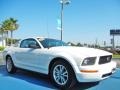 2005 Performance White Ford Mustang V6 Deluxe Coupe  photo #7