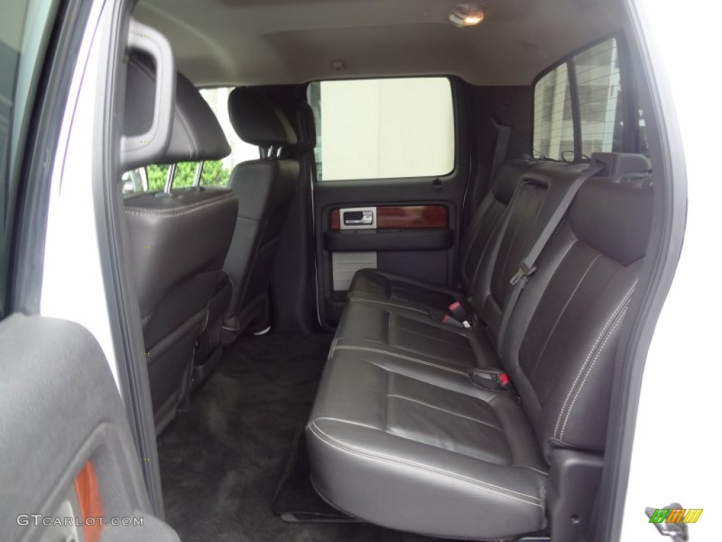 2010 Ford F150 Lariat SuperCrew 4x4 Rear Seat Photo #65742619