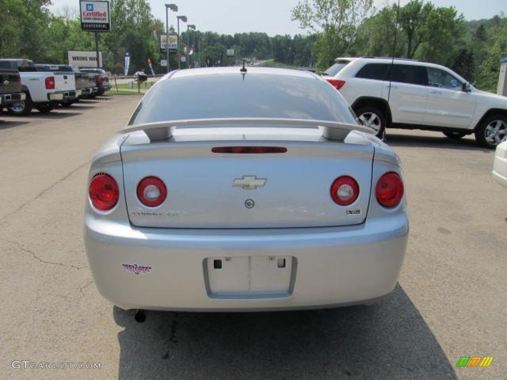 2009 Cobalt LS XFE Coupe - Silver Ice Metallic / Gray photo #3