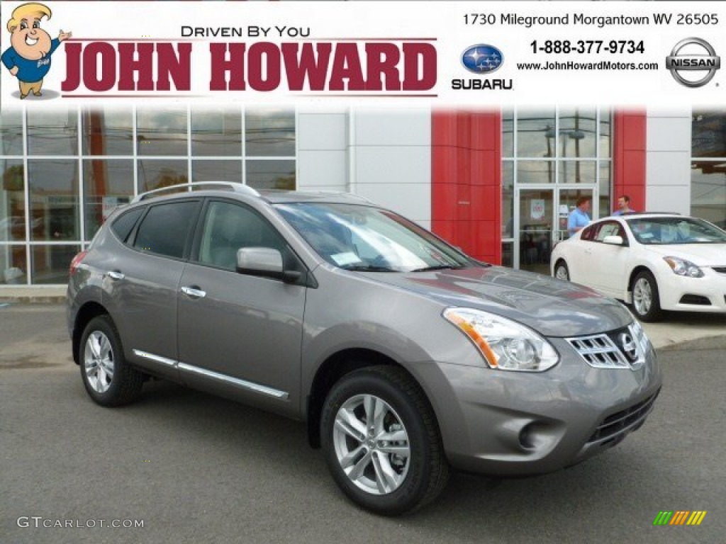 2012 Rogue SV AWD - Platinum Graphite / Gray photo #1