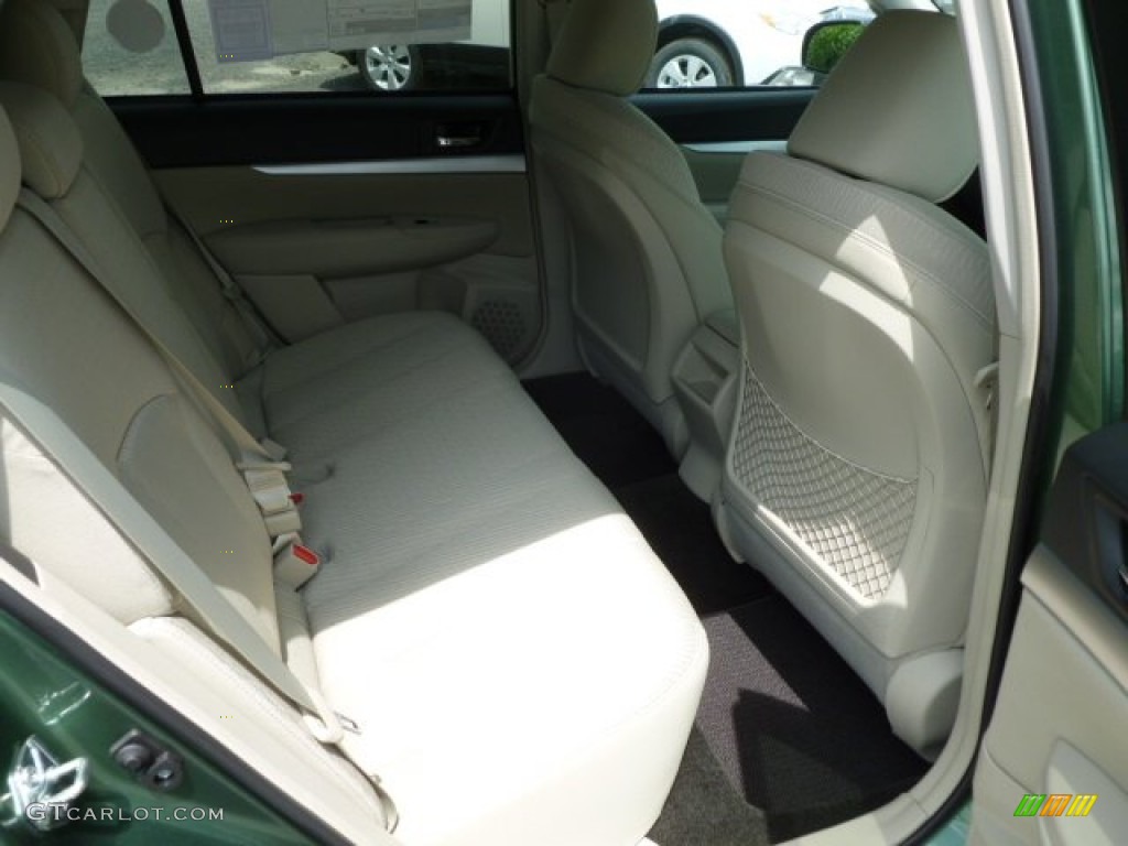 2012 Outback 2.5i Premium - Cypress Green Pearl / Warm Ivory photo #11