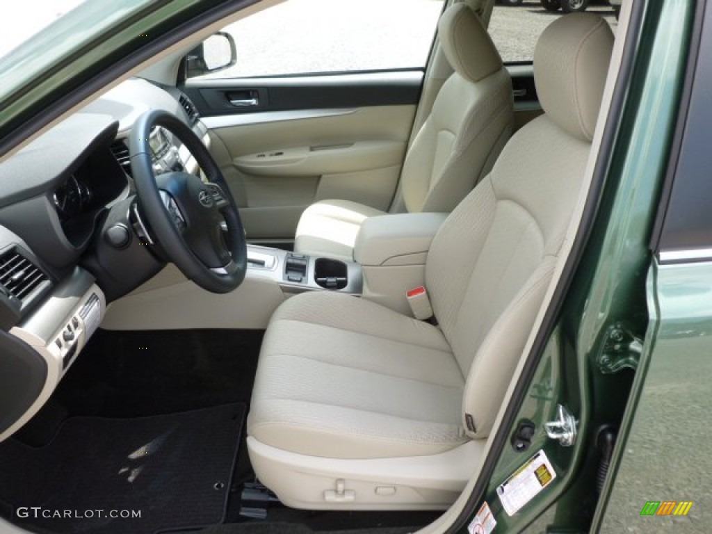 2012 Outback 2.5i Premium - Cypress Green Pearl / Warm Ivory photo #15