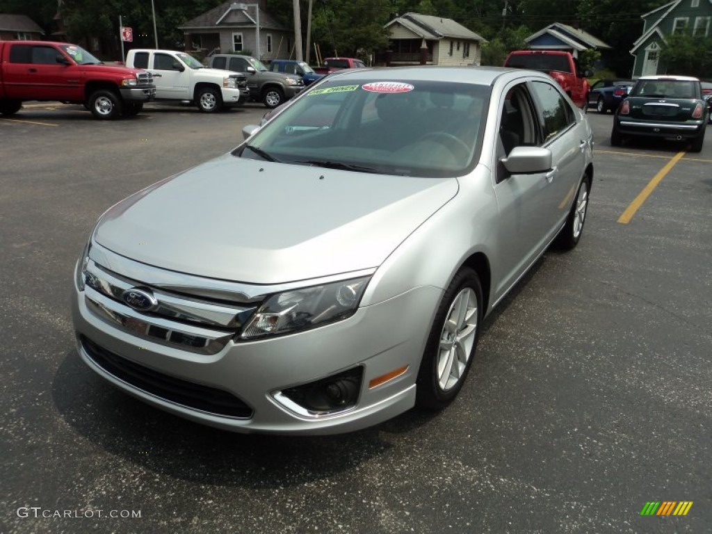 2011 Fusion SEL - Ingot Silver Metallic / Charcoal Black photo #2