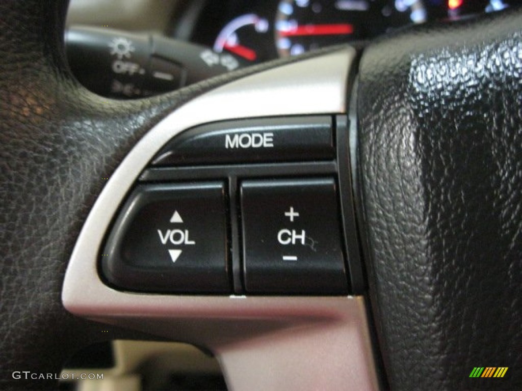 2009 Accord EX Sedan - Crystal Black Pearl / Ivory photo #15
