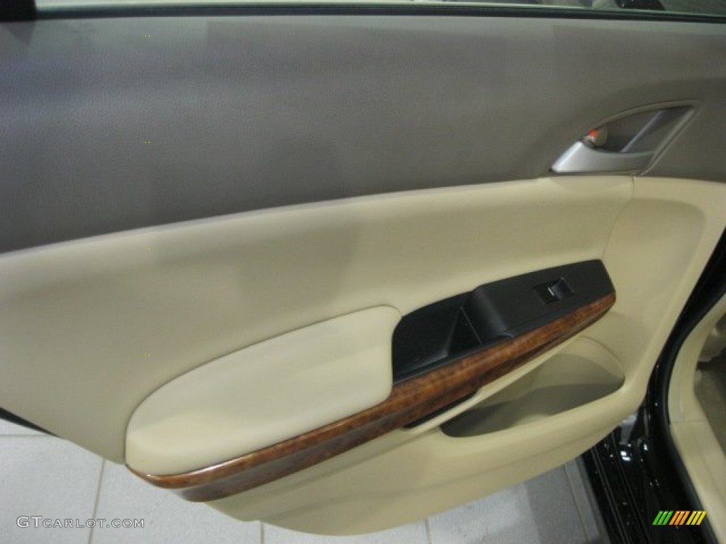 2009 Accord EX Sedan - Crystal Black Pearl / Ivory photo #25