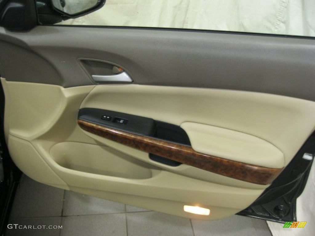 2009 Accord EX Sedan - Crystal Black Pearl / Ivory photo #30
