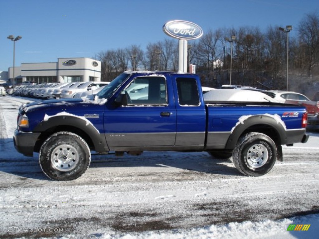 Sonic Blue Metallic 2006 Ford Ranger FX4 SuperCab 4x4 Exterior Photo #65747516