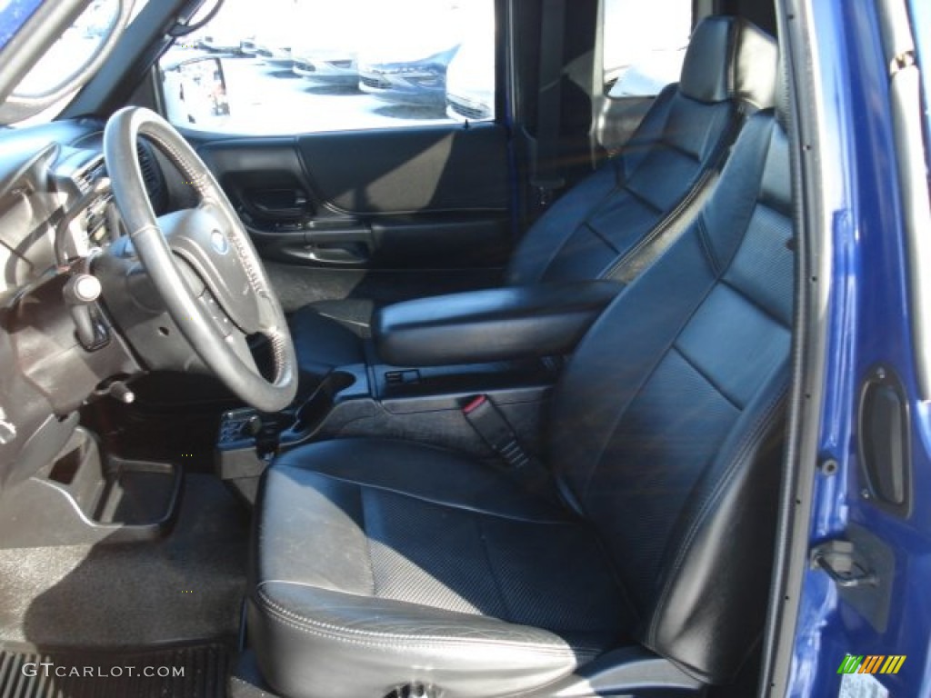 Ebony Black Interior 2006 Ford Ranger FX4 SuperCab 4x4 Photo #65747535