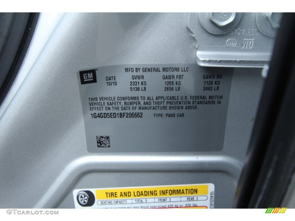 2011 LaCrosse CXL AWD - Quicksilver Metallic / Ebony photo #24