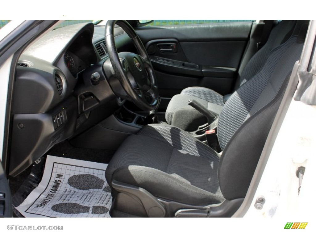 Dark Gray Interior 2004 Subaru Impreza WRX Sedan Photo #65748139