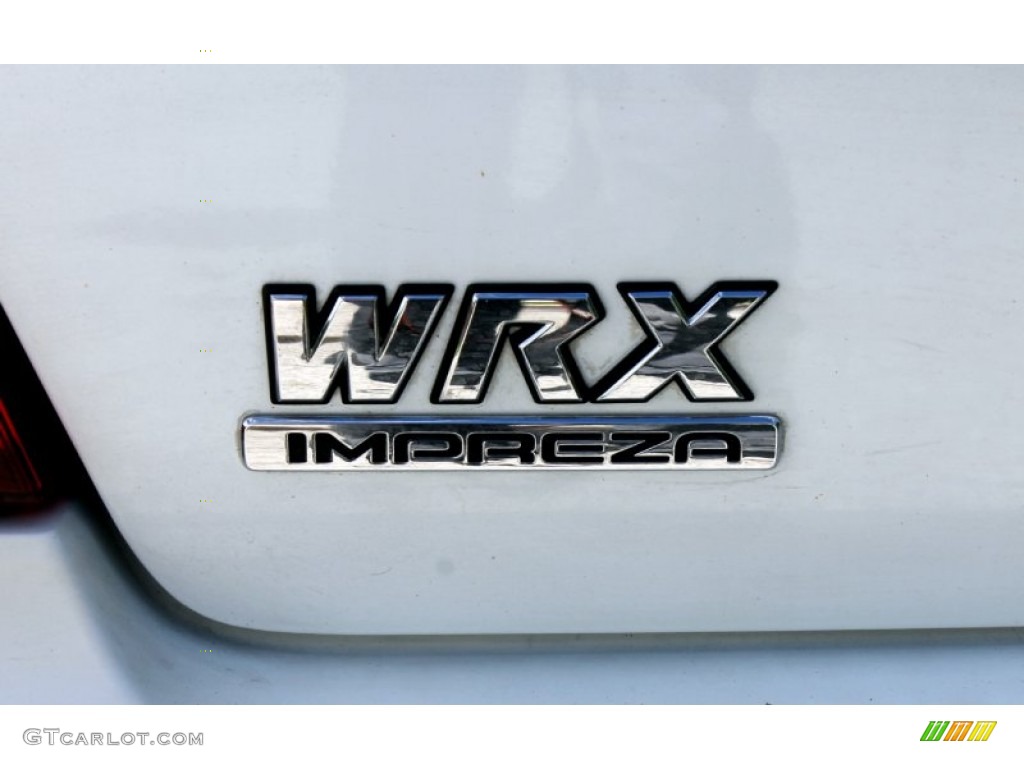 2004 Impreza WRX Sedan - Aspen White / Dark Gray photo #58