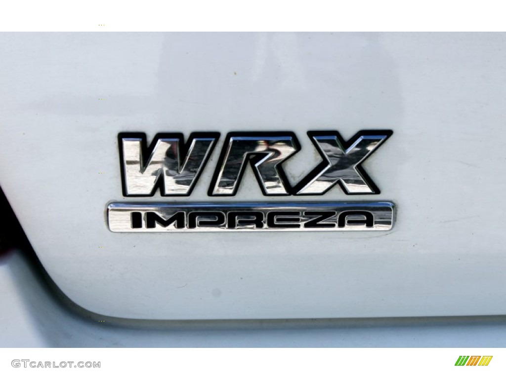 2004 Impreza WRX Sedan - Aspen White / Dark Gray photo #61