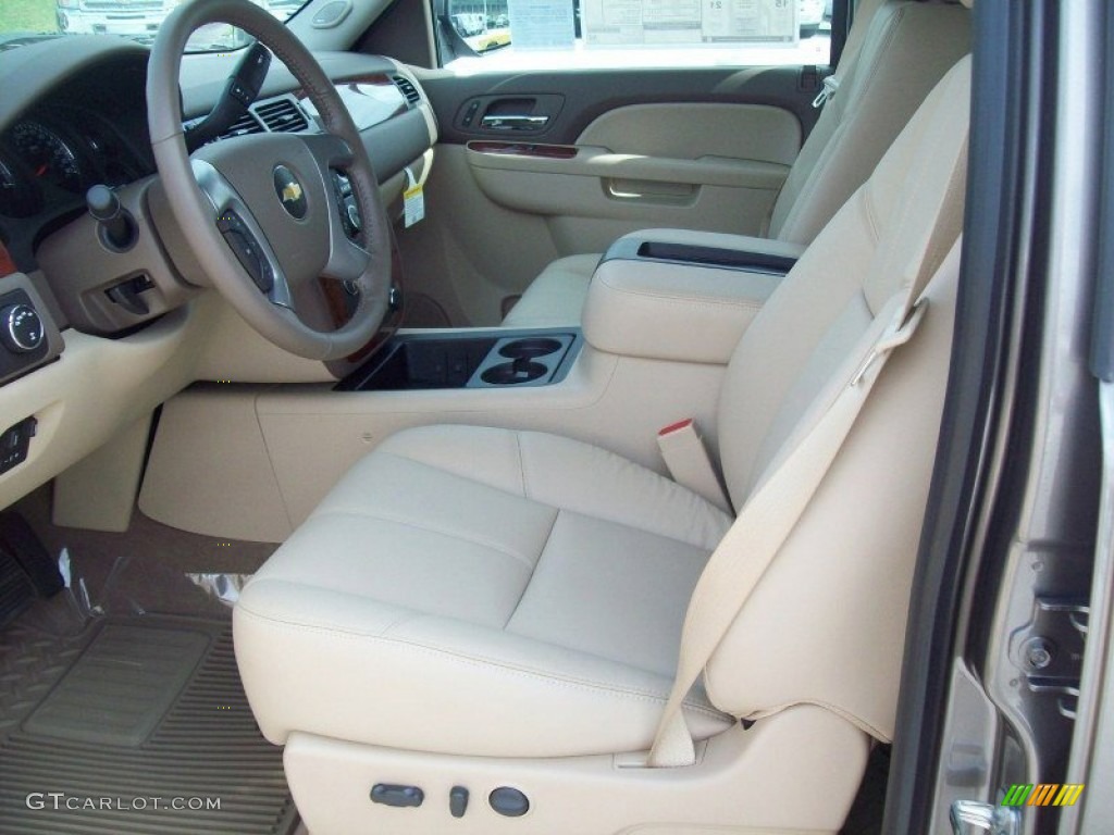 2012 Silverado 1500 LTZ Crew Cab 4x4 - Mocha Steel Metallic / Light Cashmere/Dark Cashmere photo #17