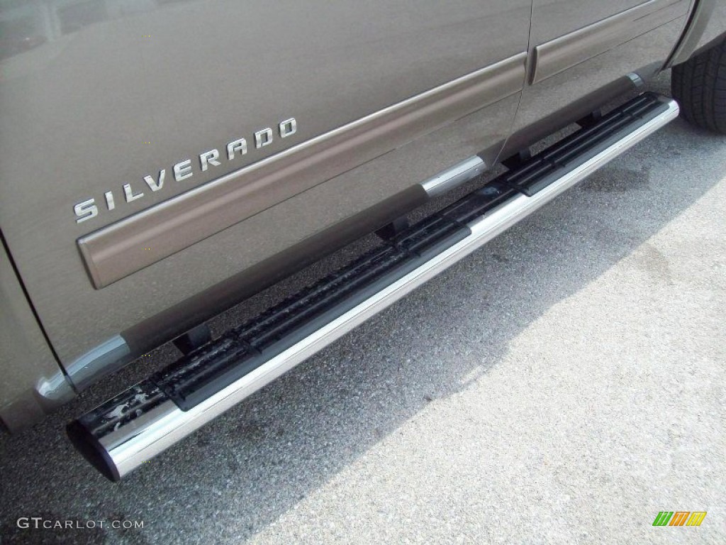 2012 Silverado 1500 LTZ Crew Cab 4x4 - Mocha Steel Metallic / Light Cashmere/Dark Cashmere photo #30