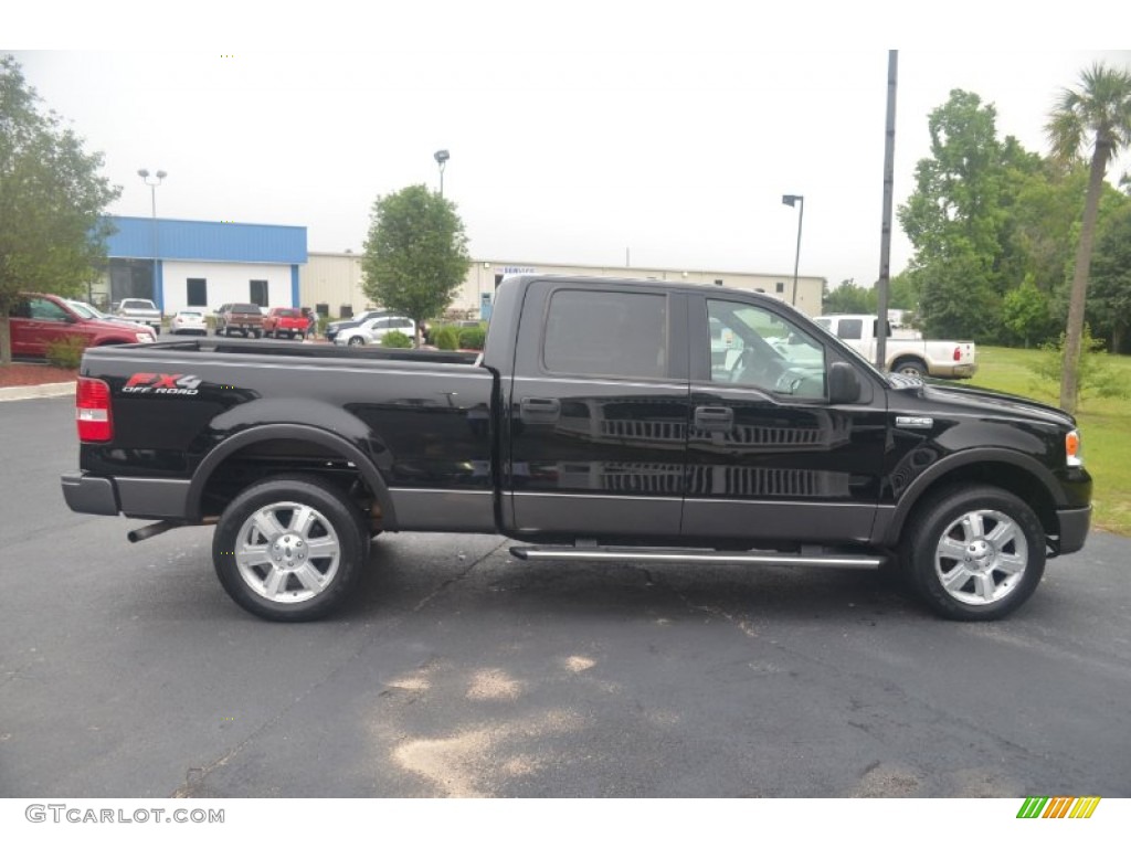 2006 F150 FX4 SuperCrew 4x4 - Black / Black photo #4