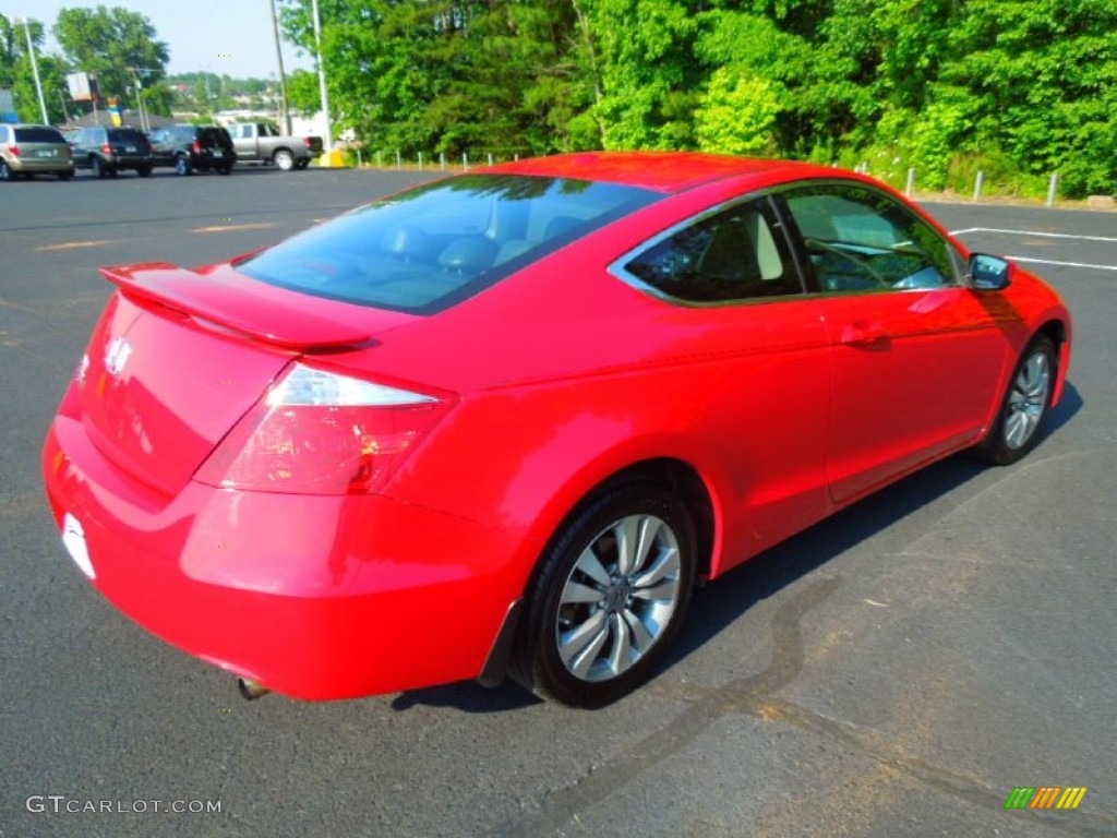 2008 Accord EX-L Coupe - San Marino Red / Black photo #6