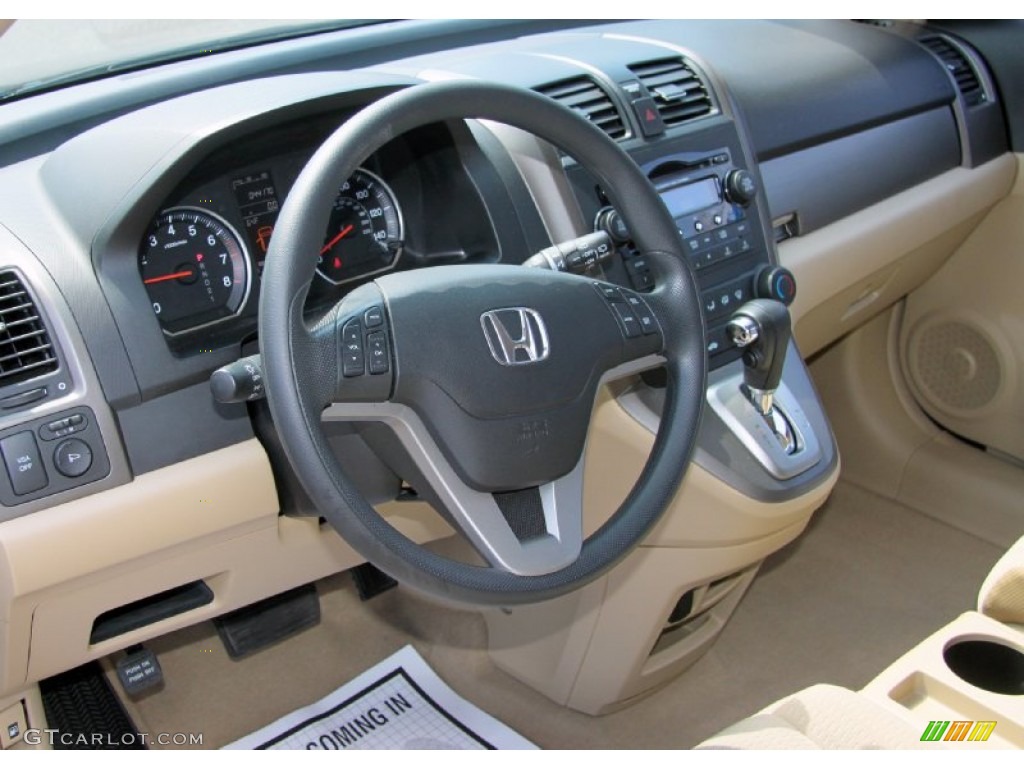 2008 CR-V EX 4WD - Nighthawk Black Pearl / Ivory photo #12
