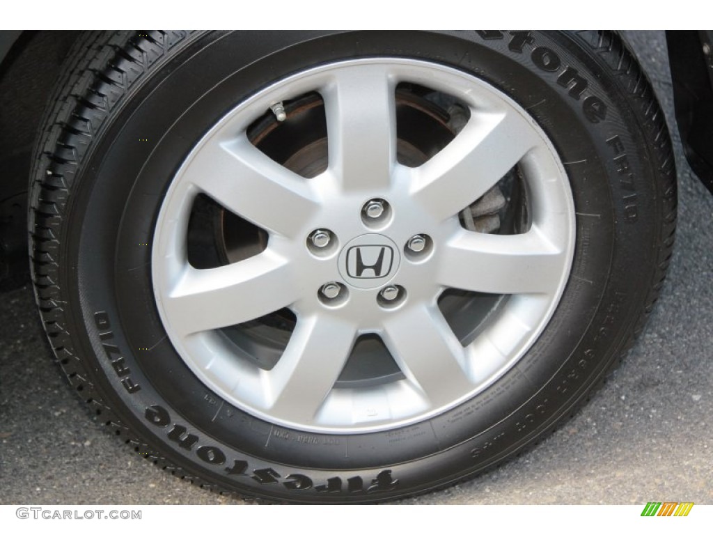 2008 CR-V EX 4WD - Nighthawk Black Pearl / Ivory photo #14