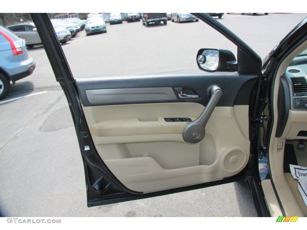 2008 CR-V EX 4WD - Nighthawk Black Pearl / Ivory photo #20