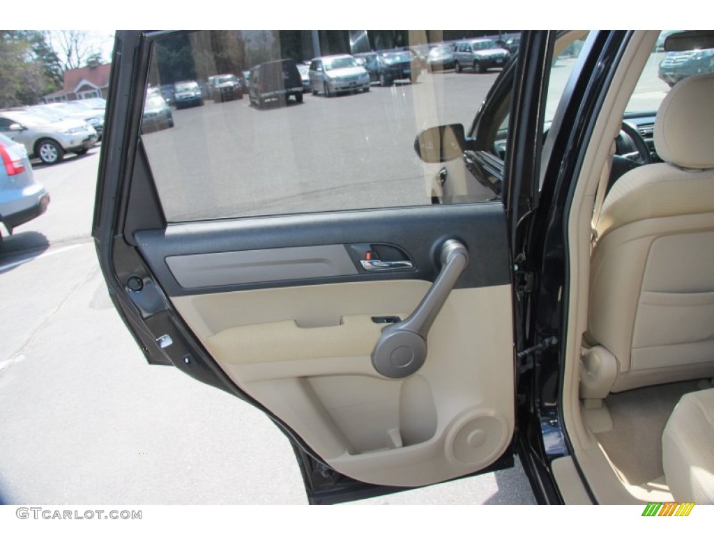 2008 CR-V EX 4WD - Nighthawk Black Pearl / Ivory photo #21
