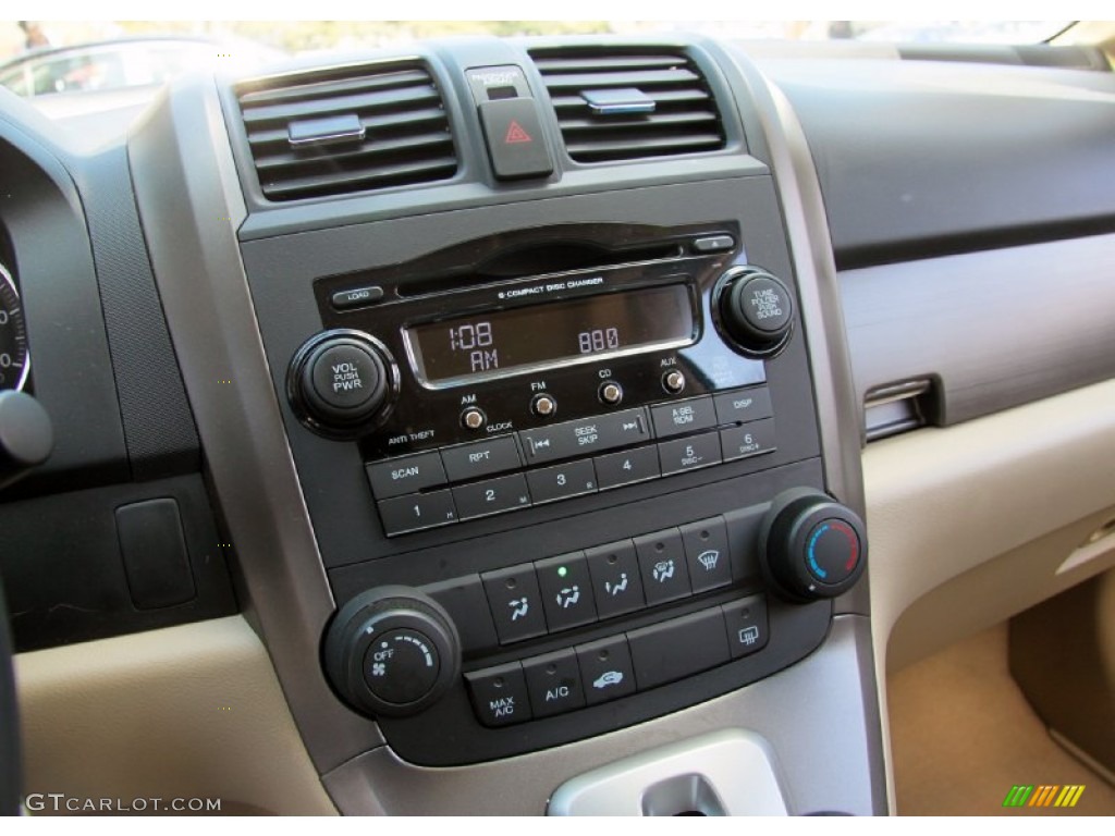 2008 CR-V EX 4WD - Nighthawk Black Pearl / Ivory photo #22