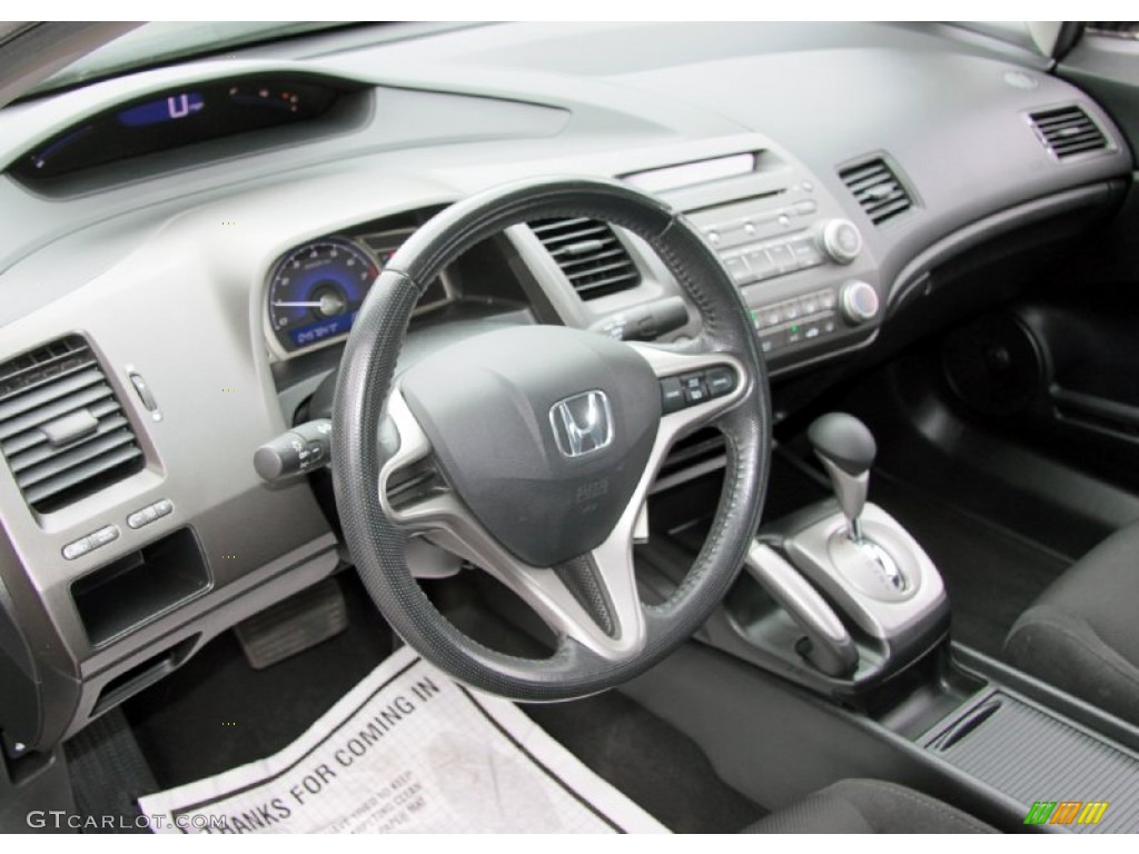 2010 Civic LX-S Sedan - Crystal Black Pearl / Black photo #9