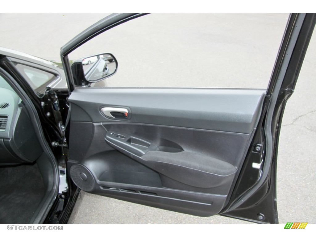 2010 Civic LX-S Sedan - Crystal Black Pearl / Black photo #20
