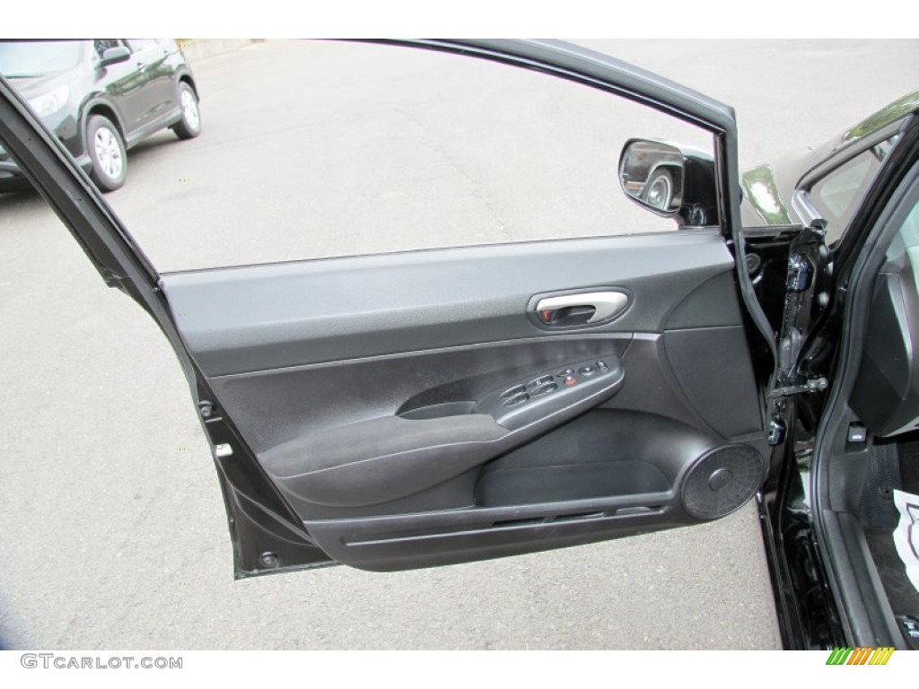 2010 Civic LX-S Sedan - Crystal Black Pearl / Black photo #21