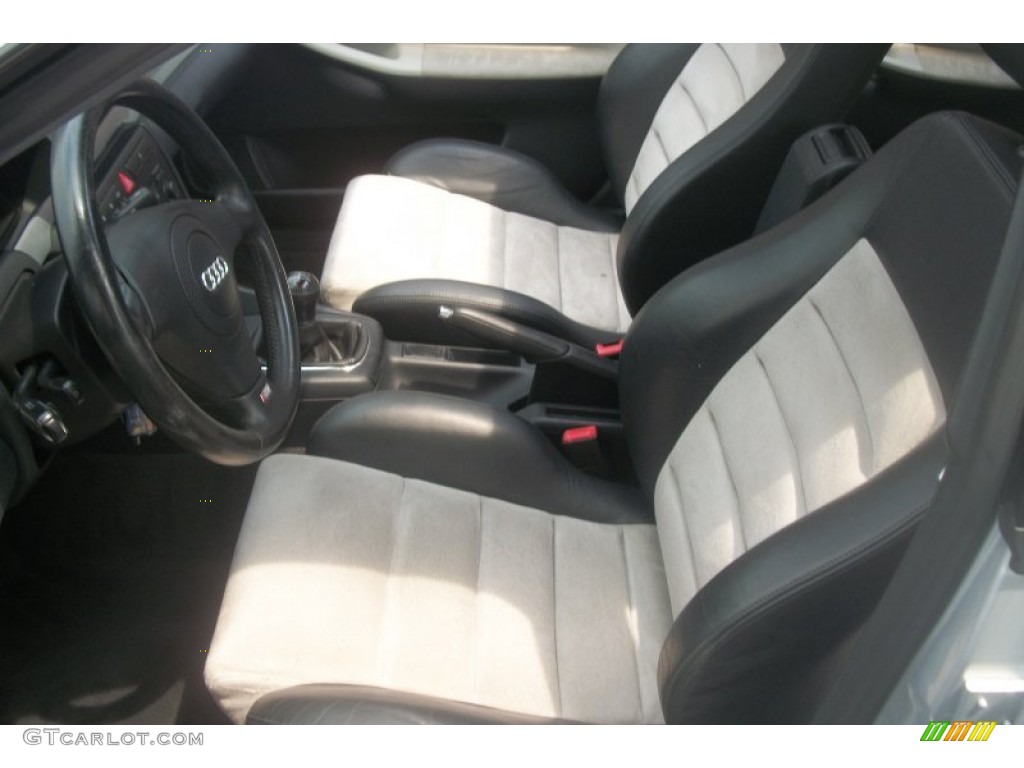 Onyx/Silver Interior 2001 Audi S4 2.7T quattro Sedan Photo #65753995