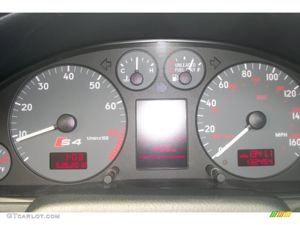 2001 Audi S4 2.7T quattro Sedan Gauges Photos