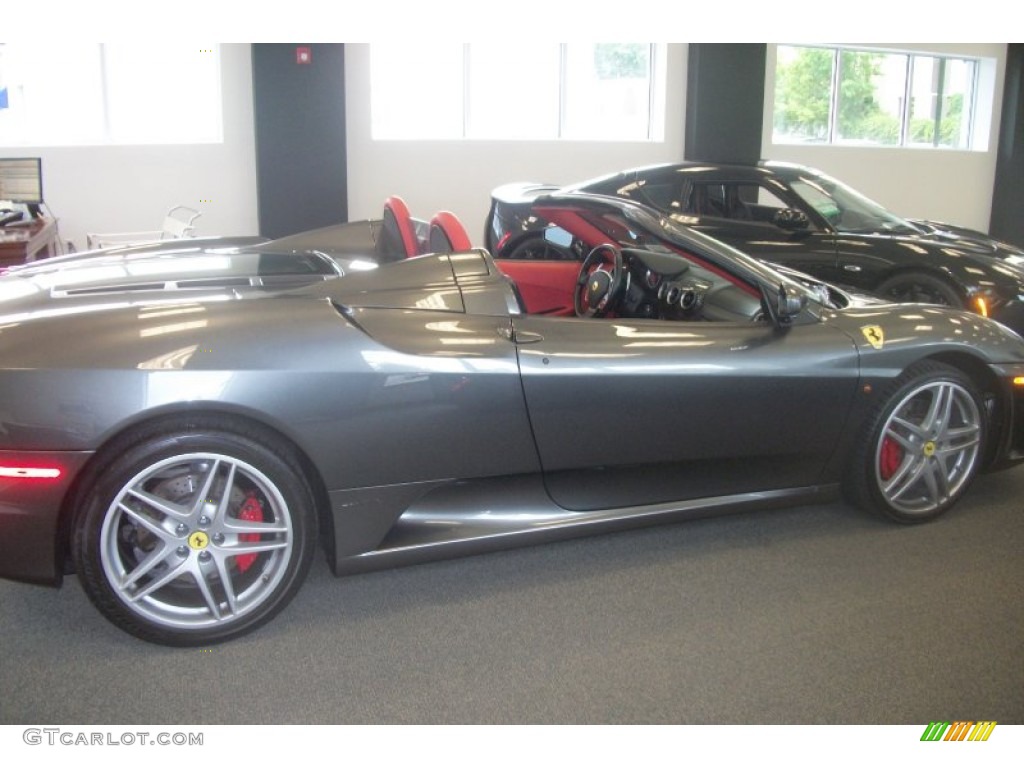 2006 F430 Spider F1 - Grigio Ingrid (Grey) / Rosso (Red) photo #1