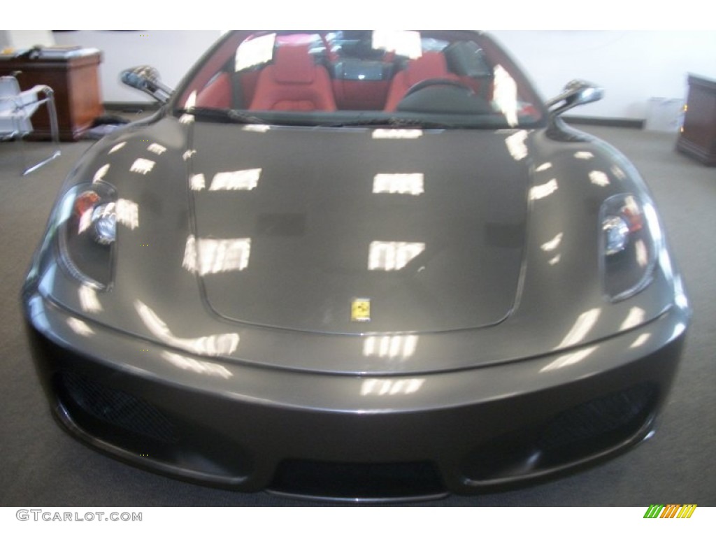 2006 F430 Spider F1 - Grigio Ingrid (Grey) / Rosso (Red) photo #2