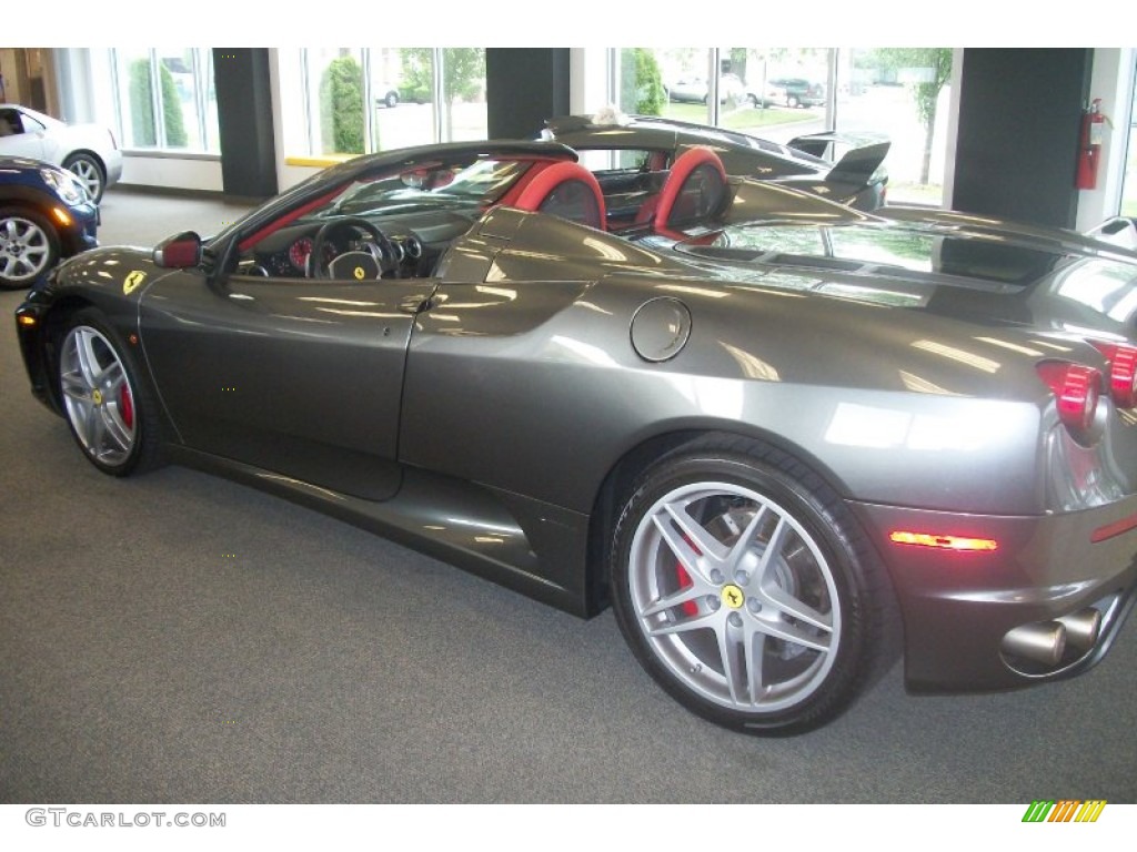 2006 F430 Spider F1 - Grigio Ingrid (Grey) / Rosso (Red) photo #4