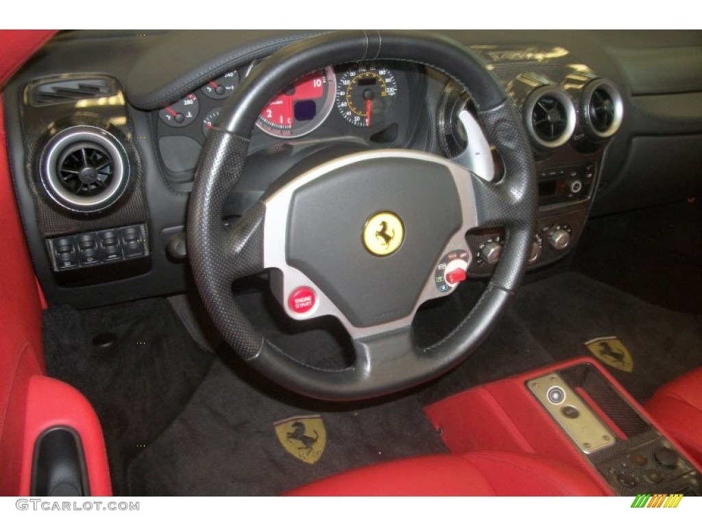 2006 F430 Spider F1 - Grigio Ingrid (Grey) / Rosso (Red) photo #8