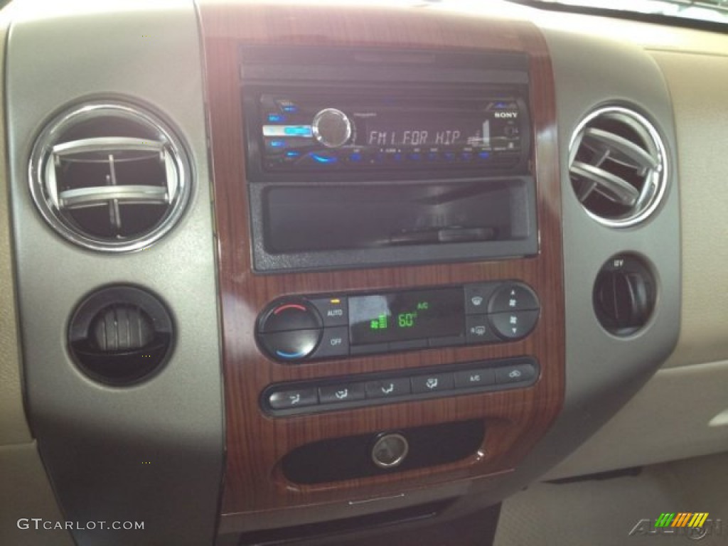 2005 F150 Lariat SuperCrew - Dark Stone Metallic / Tan photo #14