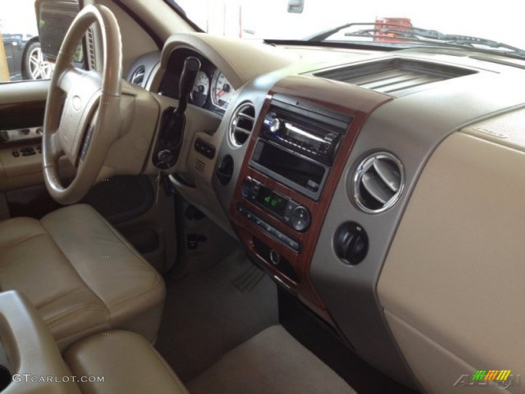 2005 F150 Lariat SuperCrew - Dark Stone Metallic / Tan photo #19