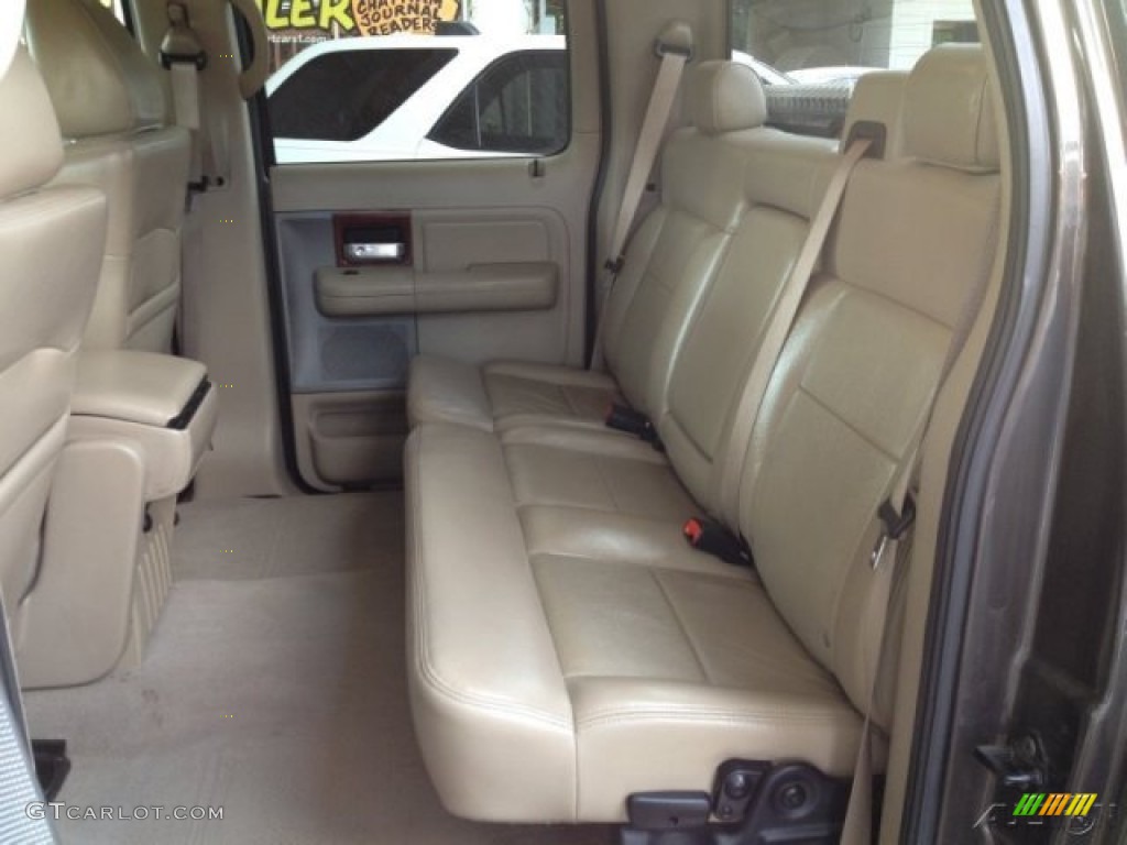 2005 F150 Lariat SuperCrew - Dark Stone Metallic / Tan photo #22