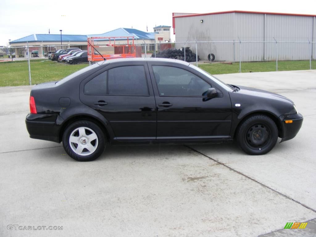 2002 Jetta GLS 1.8T Sedan - Black / Black photo #5