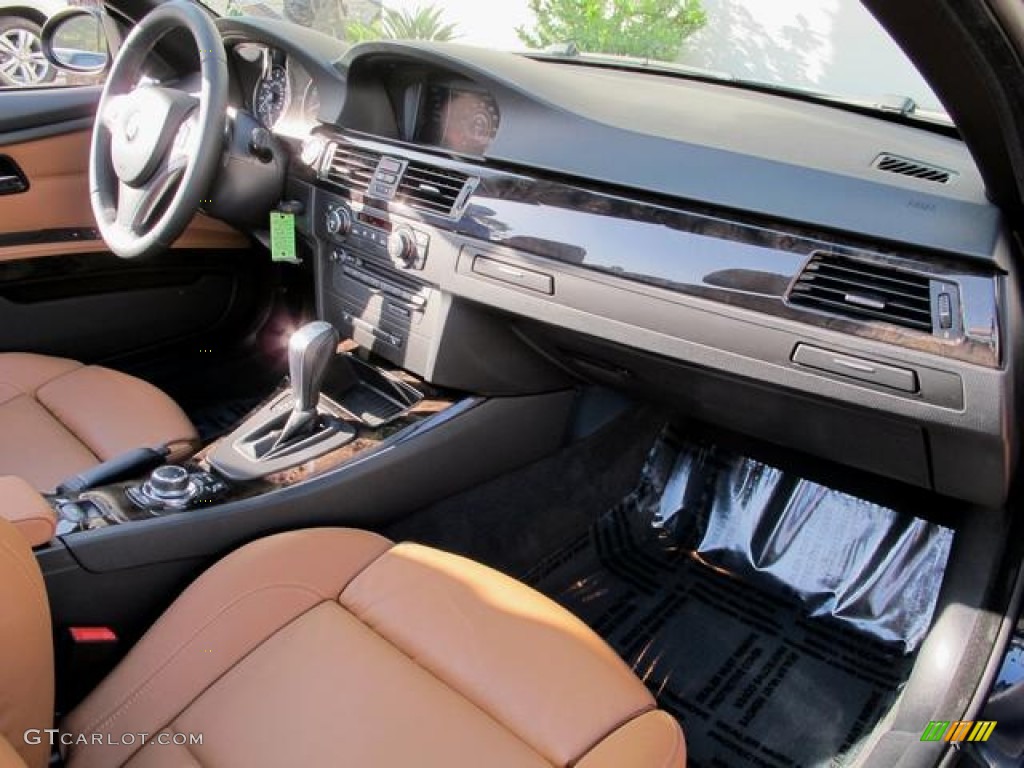 2009 BMW 3 Series 335i Convertible Saddle Brown Dakota Leather Dashboard Photo #65755297