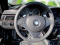 Saddle Brown Dakota Leather 2009 BMW 3 Series 335i Convertible Steering Wheel