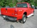 Red - F250 Super Duty XLT Extended Cab 4x4 Photo No. 9