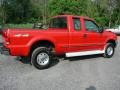 Red - F250 Super Duty XLT Extended Cab 4x4 Photo No. 10