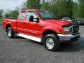 Red - F250 Super Duty XLT Extended Cab 4x4 Photo No. 14