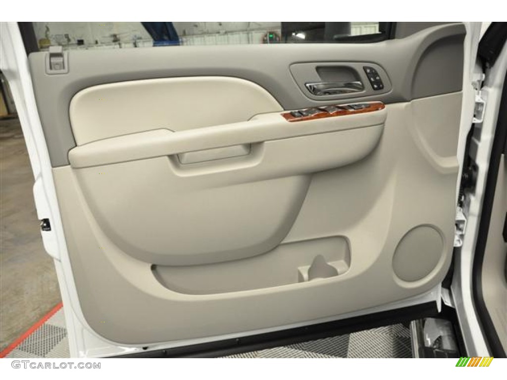 2012 Chevrolet Silverado 3500HD LTZ Crew Cab 4x4 Dark Titanium/Light Titanium Door Panel Photo #65756770